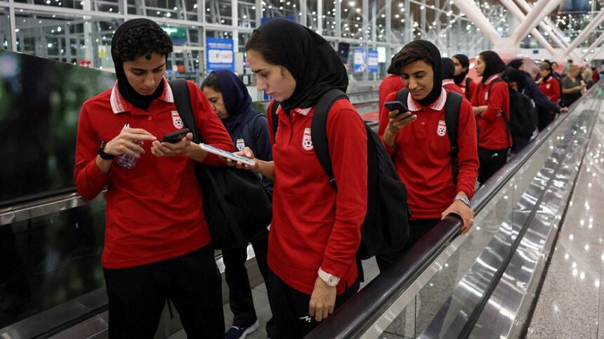 Australian official touts bravery of Iranian women's soccer team as some receive asylum