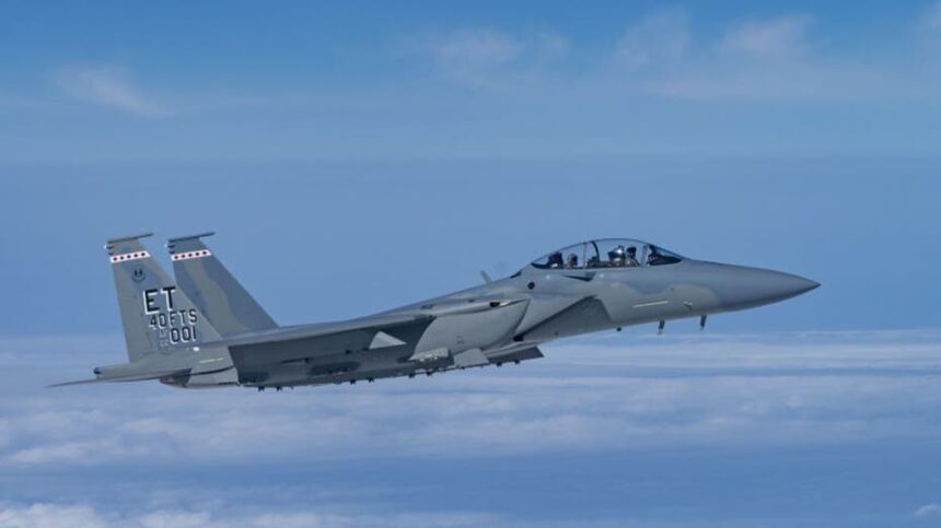 President Donald Trump briefed on downed F-15 fighter jet in Iran