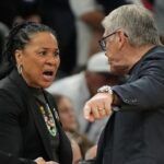 South Carolina's Dawn Staley gives blunt response to Geno Auriemma confrontation