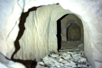 Police operation takes unexpected turn when officers stumble upon ancient burial cave