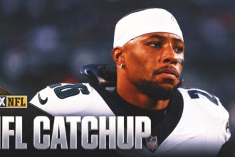 NFL Catchup: Saquon Barkley Among 24 Eagles On Injury Report; Caleb Williams Returns