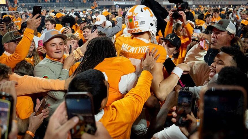 Tennessee beat Alabama, smoked cigars and helped fund Kalen DeBoers NIL fund with $500K field-storming fine